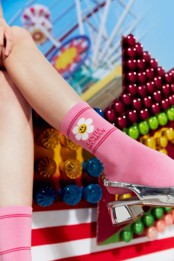 GENTLEWOMAN Smile We Love Crew Socks