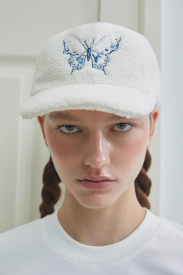 GENTLEWOMAN Butterfly Cascade Fluffy Cap