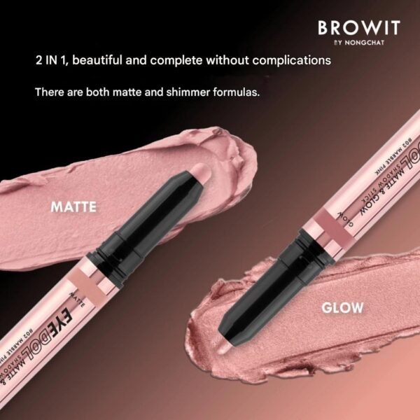 BROWIT by Nongchat Eyedol Matte & Glow Shadow Stick