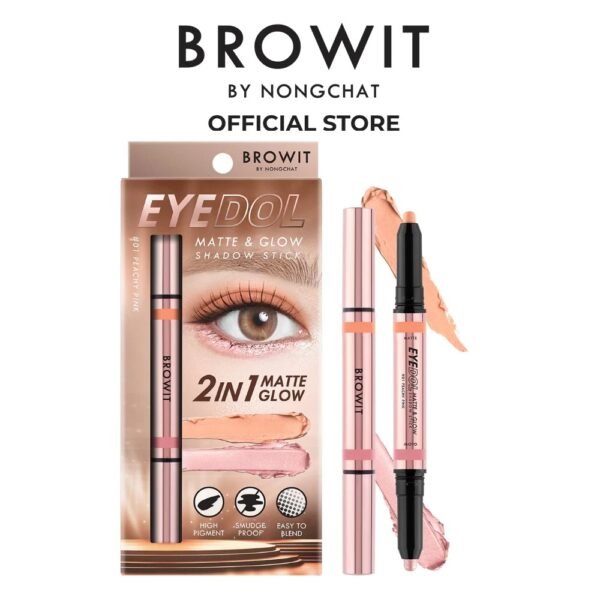 BROWIT by Nongchat Eyedol Matte & Glow Shadow Stick